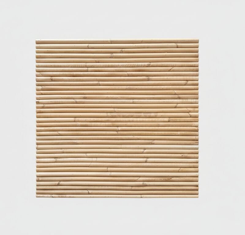 Square panel made of evenly spaced horizontal wooden slats on a white background; JOLLYGIUNCO watermark in the bottom-right corner.