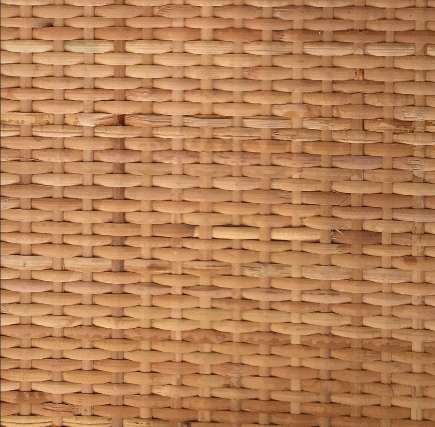 Tessuto giunco 3x3 jollygiuncoeu close up of a woven wicker basket pattern with natural tan fibers