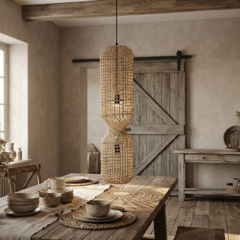 LAMPADARIO MALABO BEIGE H103