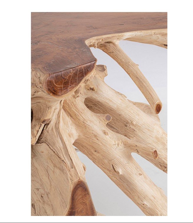 CONSOLLE LISANDRA 120X45 7 jollygiuncoeu close up of a bleached wood sculpture resembling a human shoulder joint with curved bone like forms and natural grain