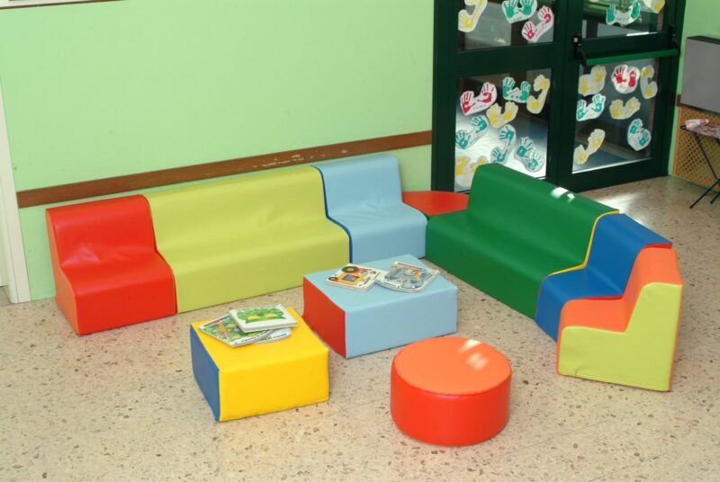 Salottino morbido per bambini 10 pezzi - angolo lettura - foto 1