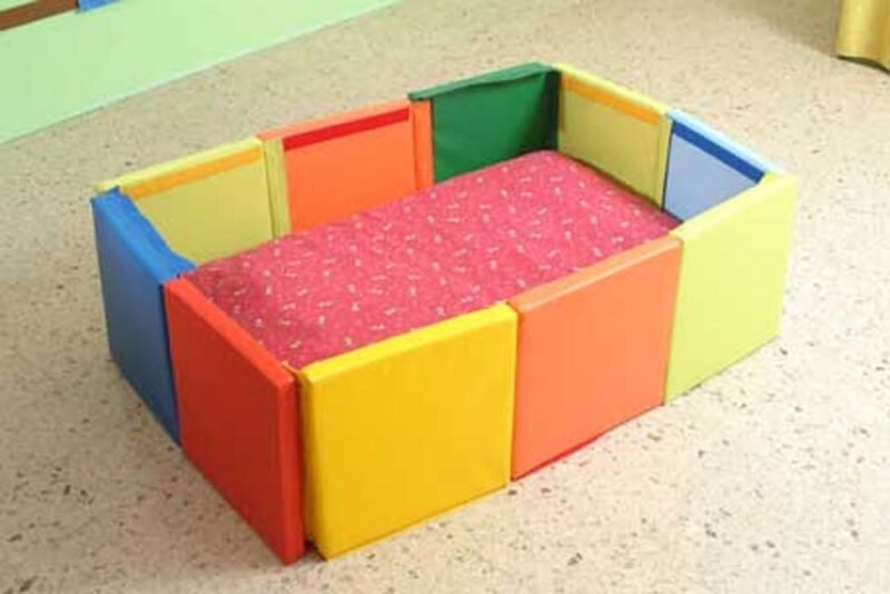 Composizione rettangolare con cuscino - recinto morbido - foto 1